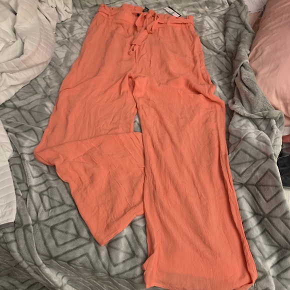 Pink Wide Leg Pants Never Worn - Picture 2 of 2